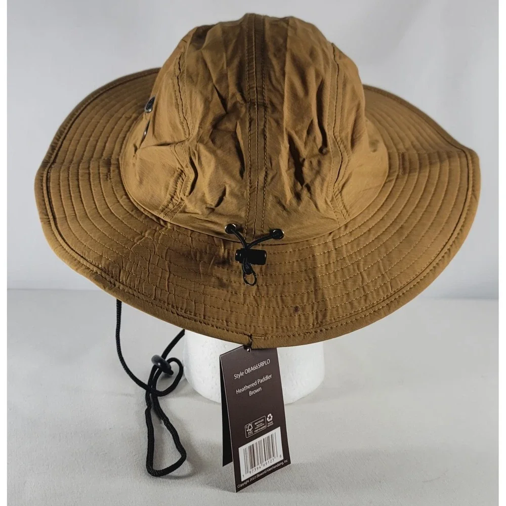 Free Authority Outdoors Moisture Wicking Wide Brim Boonie OSFM Drawstring Adjust